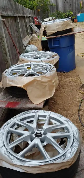 Wheel refinishing